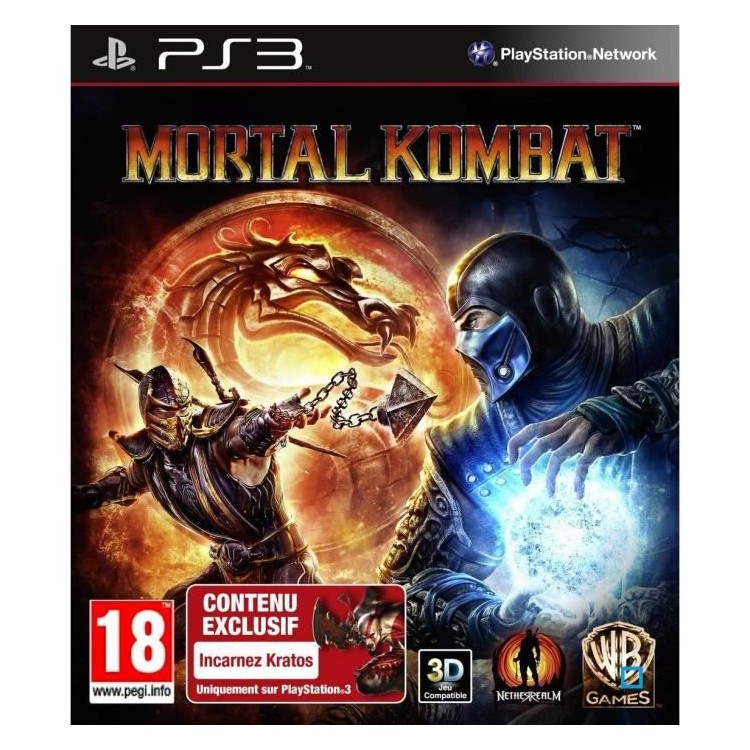 JEU PS3 MORTAL KOMBAT