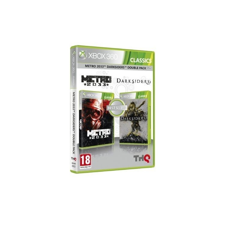 JEU XBOX 360 BIPACK METRO 2033 + DARKSIDERS